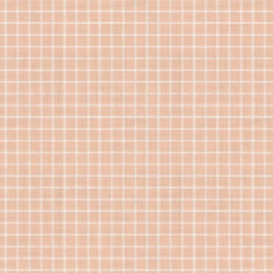 Algodón estampado JULES Blanco / Piel
